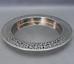Pamono Stainless Steel Tray by Marta Sansoni for Alessi, 1970s> Trays