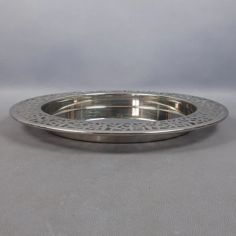 Pamono Stainless Steel Tray by Marta Sansoni for Alessi, 1970s> Trays