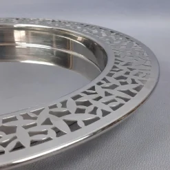 Pamono Stainless Steel Tray by Marta Sansoni for Alessi, 1970s><noscript><img width=