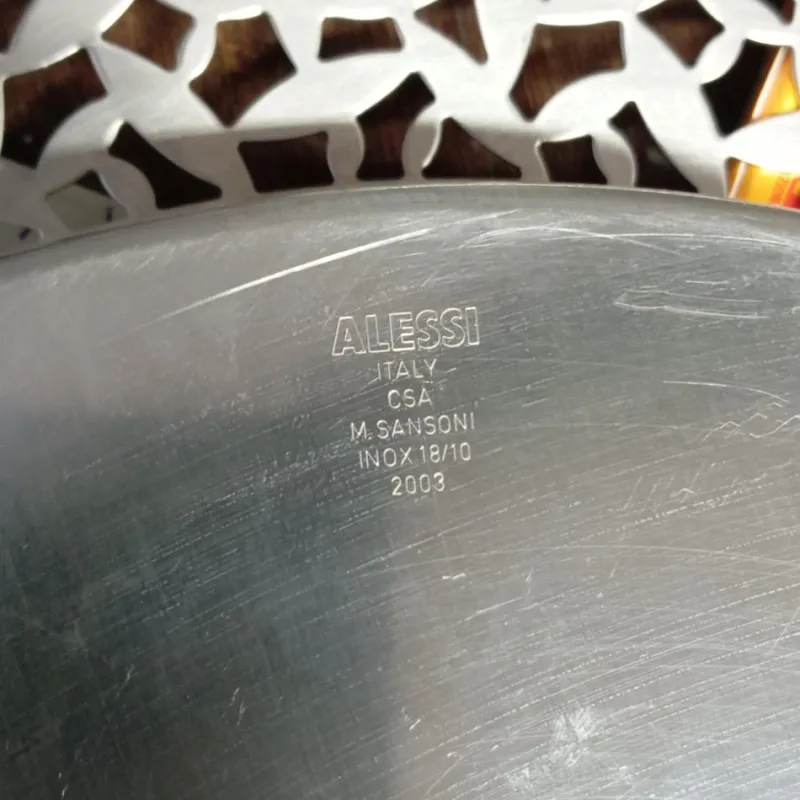 Pamono Stainless Steel Tray by Marta Sansoni for Alessi, 1970s> Trays