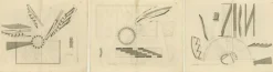 Pamono Staircase Designs, 1739, Paper, Set of 3><noscript><img width=