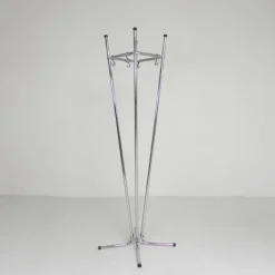 Sale Pamono Standing Chrome Coat Rack on 4 Legs, 1950s