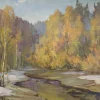 Pamono Stanisław Tkacz, Landscape, Oil on Canvas