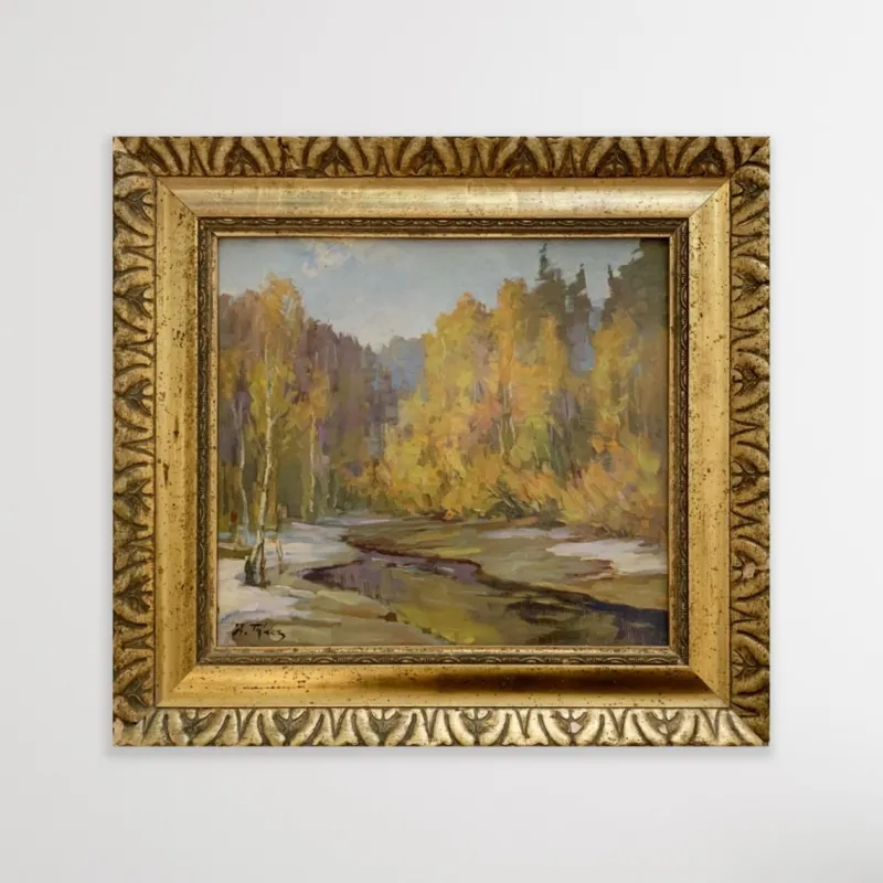 Pamono Stanisław Tkacz, Landscape, Oil on Canvas