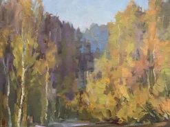 Pamono Stanisław Tkacz, Landscape, Oil on Canvas