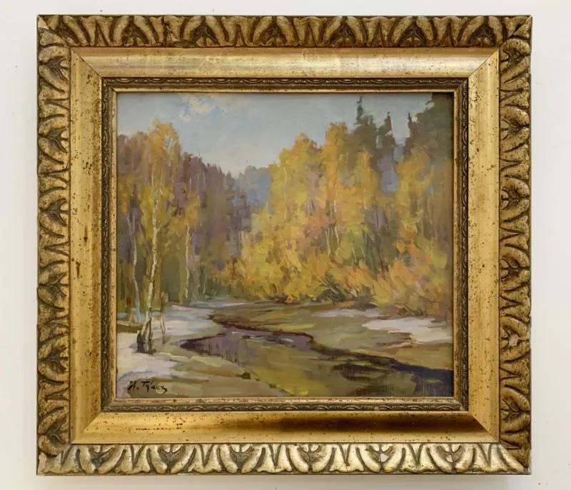 Pamono Stanisław Tkacz, Landscape, Oil on Canvas