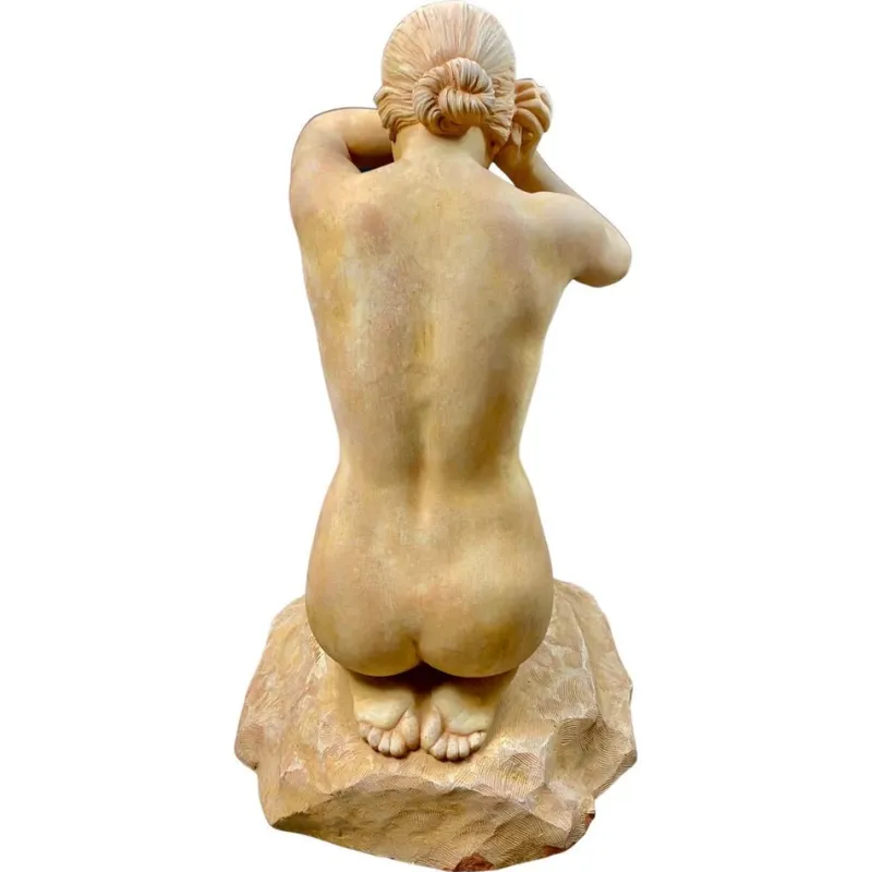 Pamono Stanislas Lami, Nude Woman, Early 20th Century, Terracotta> Art Deco