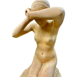Pamono Stanislas Lami, Nude Woman, Early 20th Century, Terracotta><noscript><img width=