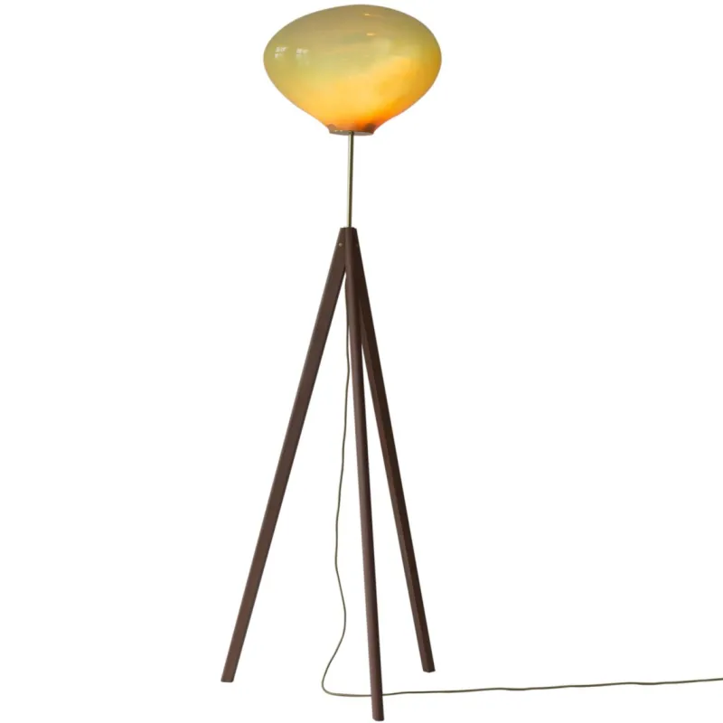Pamono Stati X Amber Iridescent Floor Lamp by Eloa> Floor Lamps