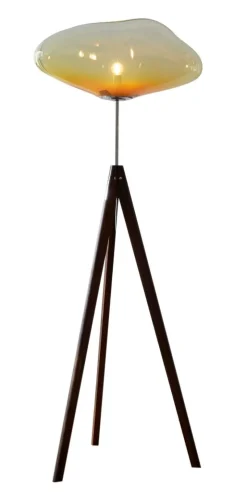 Pamono Stati X Amber Iridescent Floor Lamp by Eloa><noscript><img width=