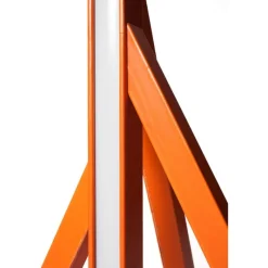 New Pamono Steccolino Table Lamp in Aluminum and Vegetable Tanned Leather by Oscar Maschera