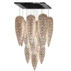 Pamono Steel & Crystal Sensation Arabesque Light Fall Ceiling Chandelier with 17 Lamps from VGnewtrend> Ceiling Lights