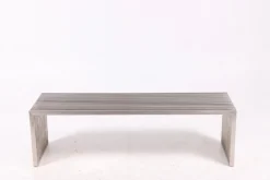 Pamono Steel Bench from Milo Baughman, 1970s> Benches