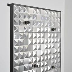 Pamono Steel Decorative Panels, France, 1970s