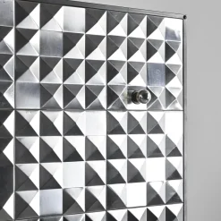 Pamono Steel Decorative Panels, France, 1970s
