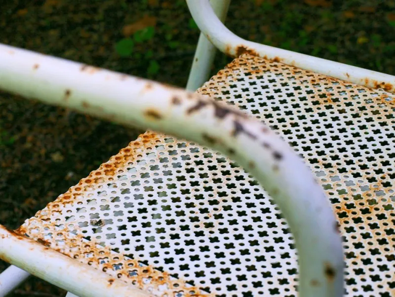 Pamono Steel Garden Furniture, 1950s, Set of 7> Garden Seating