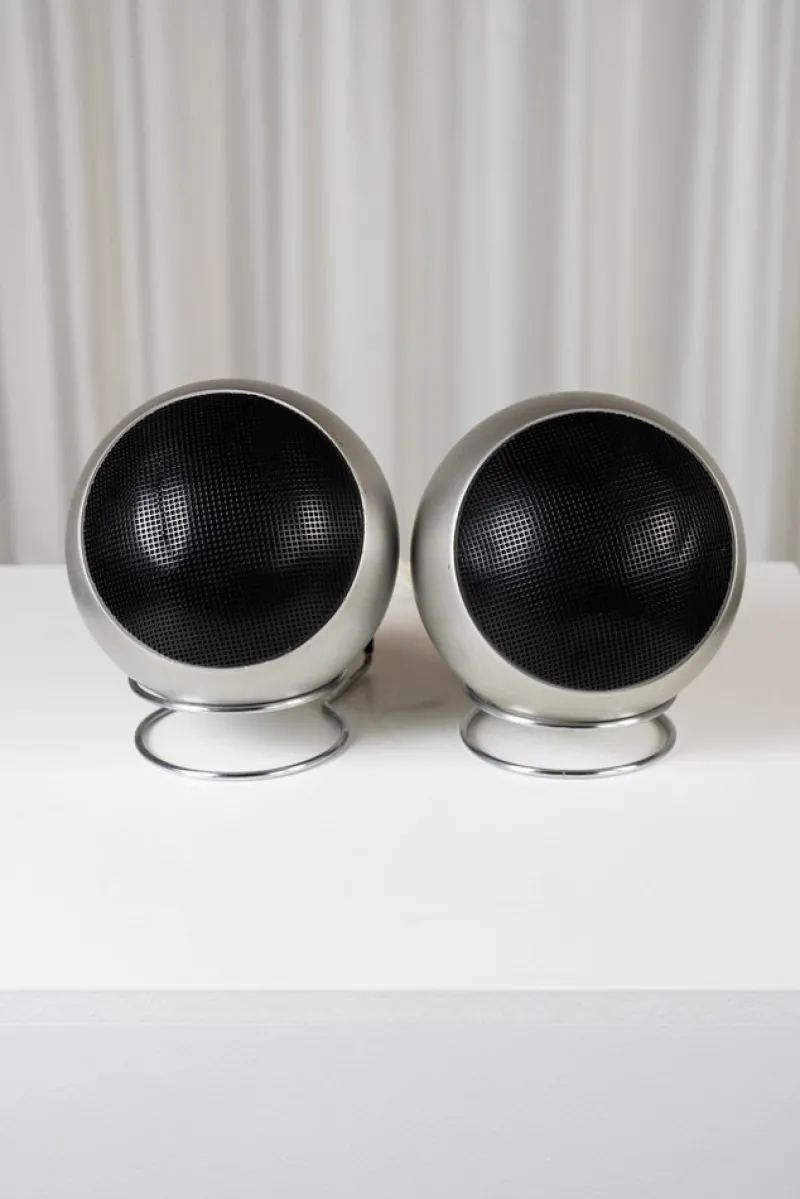 Pamono Stereo Spherical Speakers Grundig Audiorama 210, 1970, Set of 2> Electronics