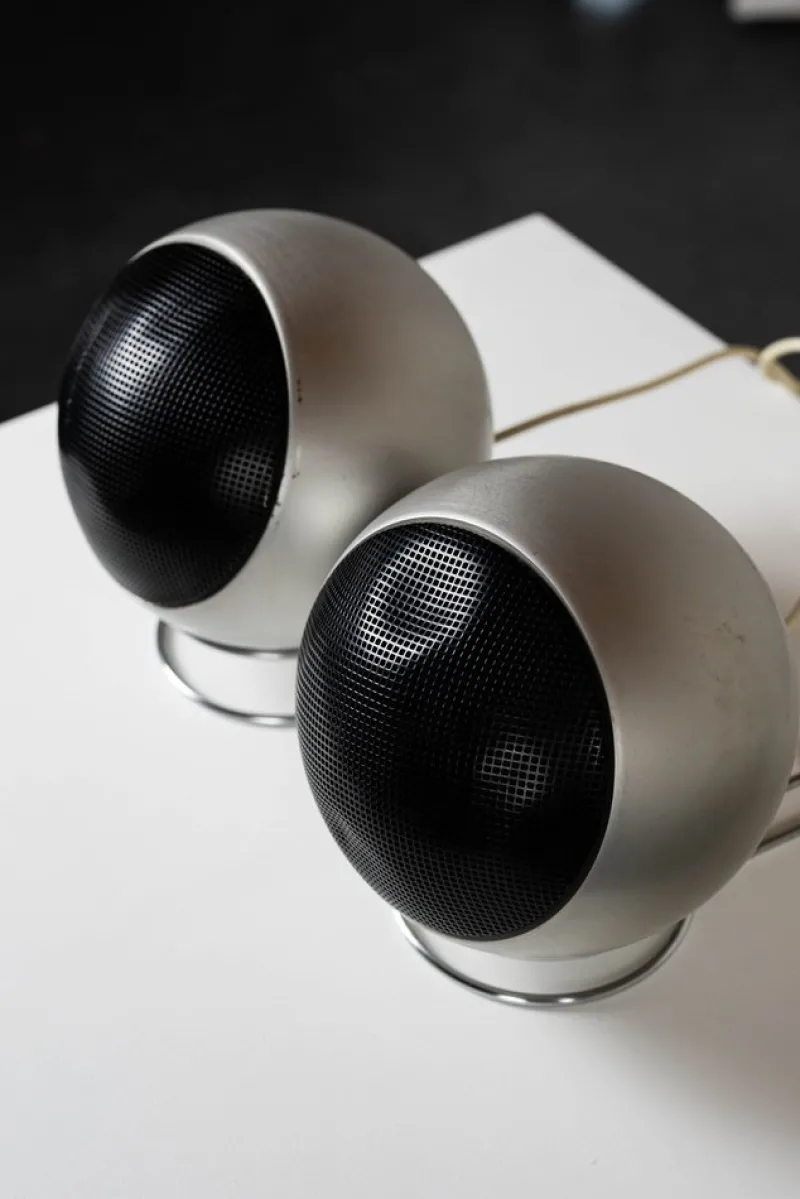 Pamono Stereo Spherical Speakers Grundig Audiorama 210, 1970, Set of 2> Electronics