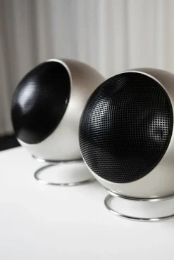 Pamono Stereo Spherical Speakers Grundig Audiorama 210, 1970, Set of 2><noscript><img width=
