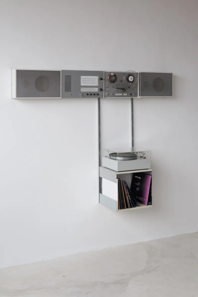 Pamono Stereo Wall Unit by Dieter Rams for Braun, 1960s, Set of 10> Electronics