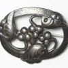 Outlet Pamono Sterling Silver Brooch from Georg Jensen