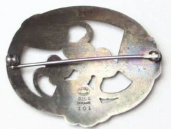 Outlet Pamono Sterling Silver Brooch from Georg Jensen