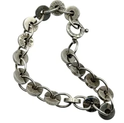 Pamono Sterling Silver Circle Disc Link Bracelet from Tiffany & Co., 2007> Bracelets