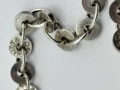 Pamono Sterling Silver Circle Disc Link Bracelet from Tiffany & Co., 2007><noscript><img width=