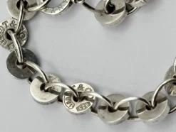 Pamono Sterling Silver Circle Disc Link Bracelet from Tiffany & Co., 2007><noscript><img width=