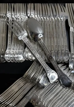 Pamono Sterling Silver Cutlery, 1930, Set of 187> Cutlery & Serving Utensils