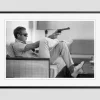 Pamono Steve Mcqueen Takes Aim Framed in Black by John Dominis> Mid-Century