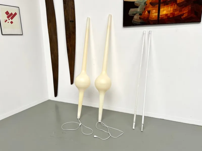 Clearance Pamono Sticklight Lamps by Michael Young, 1990s, Set of 2