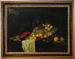 Pamono Still Life - Giovanni Perna - Dutch School - Oil on Canvas Italian Painting> Old Masters