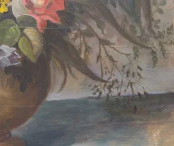 Pamono Still Life with Flowers, Oil Painting><noscript><img width=