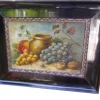 Pamono Still Life with Grapes, 1890s-1910s, Oil Painting, Framed> Classical