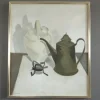 Pamono Still Life with Kettle, Oil Painting, Framed> Minimalist
