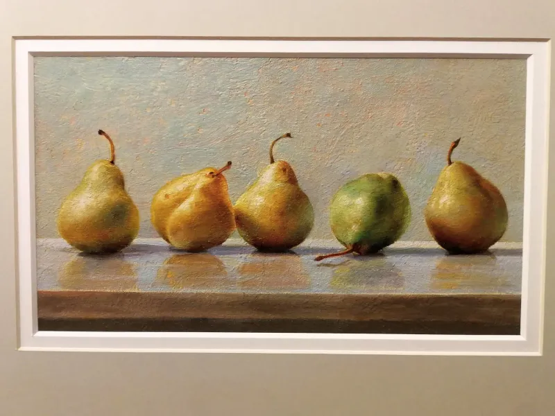 Pamono Still Life with Pears, Oil on Canvas, Framed> Old Masters