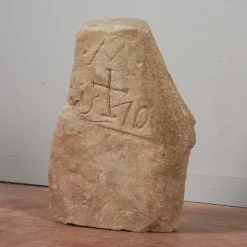 Pamono Stone Fragment with Engravings><noscript><img width=