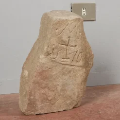 Pamono Stone Fragment with Engravings><noscript><img width=