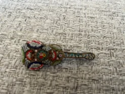 Pamono Stone Micromosaic Guitar Brooch><noscript><img width=