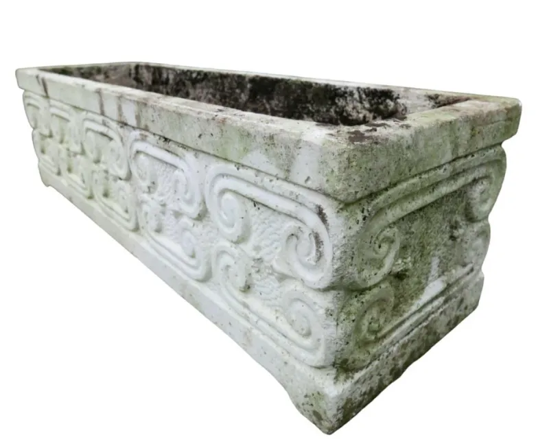 Pamono Stone Planters, 1950s, Set of 6> Garden Accessories