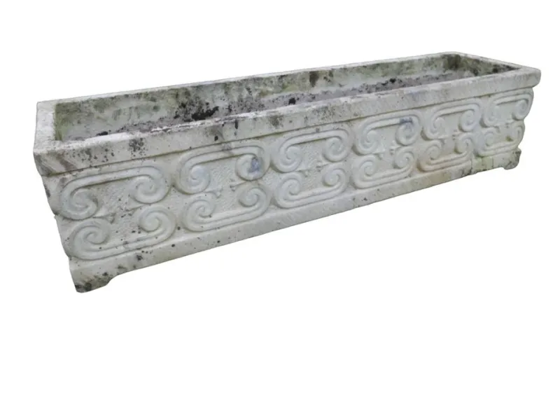 Pamono Stone Planters, 1950s, Set of 6> Garden Accessories