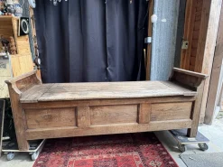 Pamono Storage Bench in Oak> Benches