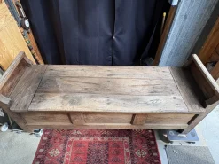 Pamono Storage Bench in Oak> Benches