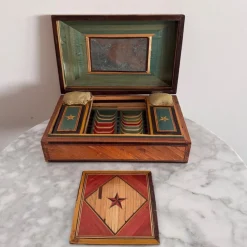 Pamono Straw Marquetry Work Box><noscript><img width=