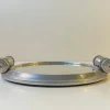 Pamono Streamline Bauhaus Plateau Mirror Tray, 1930s> Trays