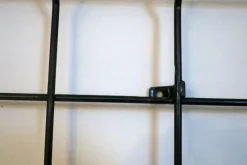 Pamono String Black Metal Coat and Hat Rack, 1950s><noscript><img width=