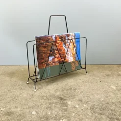 Pamono String Newspaper Rack, 1960s><noscript><img width=