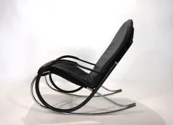 Pamono Strässle Nonna Rocking Chair by Paul Tuttle, 1972> Rocking Chairs
