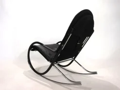Pamono Strässle Nonna Rocking Chair by Paul Tuttle, 1972> Rocking Chairs